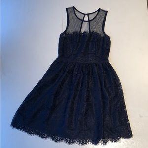 Navy Lace Dress